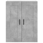 vidaXL Dulap înalt, gri beton, 69,5x34x180, lemn compozit