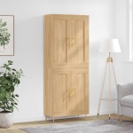 vidaXL Dulap înalt, stejar sonoma, 69,5x34x180 cm, lemn compozit