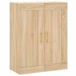 vidaXL Dulap înalt, stejar sonoma, 69,5x34x180 cm, lemn compozit