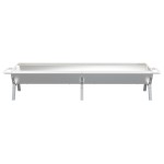 vidaXL Tavă pentru grătar, argintiu, 158x42x31 cm, oțel inoxidabil vidaXL Tavă pentru grătar, argintiu, 158x42x31 cm, oțel inoxidabil