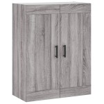 vidaXL Dulap înalt, gri sonoma, 69,5x34x180 cm, lemn compozit vidaXL Dulap înalt, gri sonoma, 69,5x34x180 cm, lemn compozit
