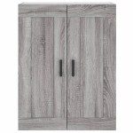 vidaXL Dulap înalt, gri sonoma, 69,5x34x180 cm, lemn compozit vidaXL Dulap înalt, gri sonoma, 69,5x34x180 cm, lemn compozit