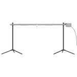 vidaXL Grill automat cu motor, 150x46,5x82,5 cm, oțel inoxidabil vidaXL Grill automat cu motor, 150x46,5x82,5 cm, oțel inoxidabil