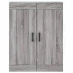 vidaXL Dulap înalt, gri sonoma, 69,5x34x180 cm, lemn compozit