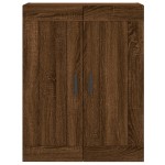 vidaXL Dulap înalt, stejar maro, 69,5x34x180 cm, lemn compozit
