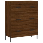 vidaXL Dulap înalt, stejar maro, 69,5x34x180 cm, lemn compozit