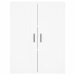 vidaXL Dulap înalt, alb, 69,5x34x180 cm, lemn compozit
