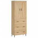 vidaXL Dulap înalt, stejar sonoma, 69,5x34x180 cm, lemn compozit vidaXL Dulap înalt, stejar sonoma, 69,5x34x180 cm, lemn compozit