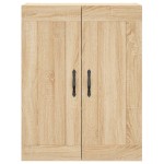 vidaXL Dulap înalt, stejar sonoma, 69,5x34x180 cm, lemn compozit