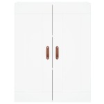 vidaXL Dulap înalt, alb, 69,5x34x180 cm, lemn compozit