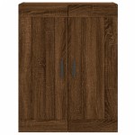 vidaXL Dulap înalt, stejar maro, 69,5x34x180 cm, lemn compozit vidaXL Dulap înalt, stejar maro, 69,5x34x180 cm, lemn compozit