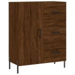 vidaXL Dulap înalt, stejar maro, 69,5x34x180 cm, lemn compozit vidaXL Dulap înalt, stejar maro, 69,5x34x180 cm, lemn compozit