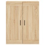 vidaXL Dulap înalt, stejar sonoma, 69,5x34x180 cm, lemn compozit vidaXL Dulap înalt, stejar sonoma, 69,5x34x180 cm, lemn compozit