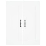 vidaXL Dulap înalt, alb, 69,5x34x180 cm, lemn compozit