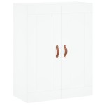 vidaXL Dulap înalt, alb, 69,5x34x180 cm, lemn compozit vidaXL Dulap înalt, alb, 69,5x34x180 cm, lemn compozit
