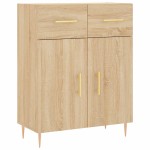 vidaXL Dulap înalt, stejar sonoma, 69,5x34x180 cm, lemn compozit vidaXL Dulap înalt, stejar sonoma, 69,5x34x180 cm, lemn compozit