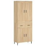 vidaXL Dulap înalt, stejar sonoma, 69,5x34x180 cm, lemn compozit