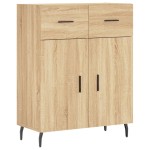 vidaXL Dulap înalt, stejar sonoma, 69,5x34x180 cm, lemn compozit
