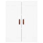 vidaXL Dulap înalt, alb, 69,5x34x180 cm, lemn compozit vidaXL Dulap înalt, alb, 69,5x34x180 cm, lemn compozit