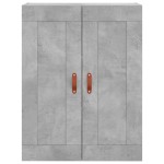 vidaXL Dulap înalt, gri beton, 69,5x34x180, lemn compozit