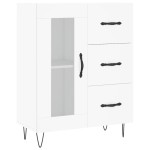 vidaXL Dulap înalt, alb, 69,5x34x180 cm, lemn compozit