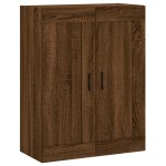 vidaXL Dulap înalt, stejar maro, 69,5x34x180 cm, lemn compozit vidaXL Dulap înalt, stejar maro, 69,5x34x180 cm, lemn compozit