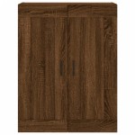 vidaXL Dulap înalt, stejar maro, 69,5x34x180 cm, lemn compozit vidaXL Dulap înalt, stejar maro, 69,5x34x180 cm, lemn compozit