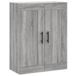 vidaXL Dulap înalt, gri sonoma, 69,5x34x180 cm, lemn compozit