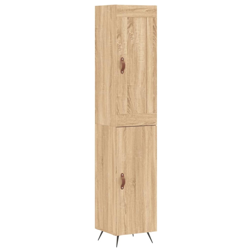 vidaXL Dulap înalt, stejar sonoma, 34,5x34x180 cm, lemn prelucrat