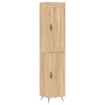 vidaXL Dulap înalt, stejar sonoma, 34,5x34x180 cm, lemn prelucrat