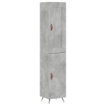 vidaXL Dulap înalt, gri beton, 34,5x34x180 cm, lemn prelucrat vidaXL Dulap înalt, gri beton, 34,5x34x180 cm, lemn prelucrat