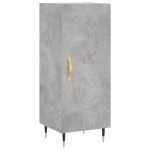 vidaXL Dulap înalt, gri beton, 34,5x34x180 cm, lemn prelucrat vidaXL Dulap înalt, gri beton, 34,5x34x180 cm, lemn prelucrat