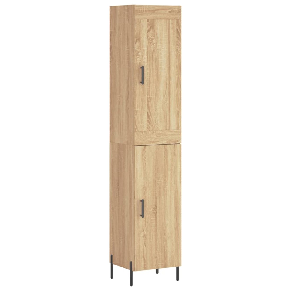 vidaXL Dulap înalt, stejar sonoma, 34,5x34x180 cm, lemn prelucrat