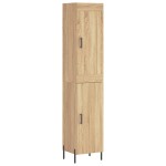 vidaXL Dulap înalt, stejar sonoma, 34,5x34x180 cm, lemn prelucrat