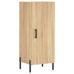 vidaXL Dulap înalt, stejar sonoma, 34,5x34x180 cm, lemn prelucrat
