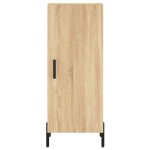 vidaXL Dulap înalt, stejar sonoma, 34,5x34x180 cm, lemn prelucrat