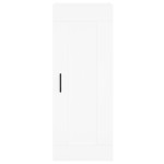 vidaXL Dulap înalt, alb, 34,5x34x180 cm, lemn prelucrat vidaXL Dulap înalt, alb, 34,5x34x180 cm, lemn prelucrat