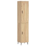 vidaXL Dulap înalt, stejar sonoma, 34,5x34x180 cm, lemn prelucrat vidaXL Dulap înalt, stejar sonoma, 34,5x34x180 cm, lemn prelucrat