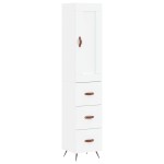 vidaXL Dulap înalt, alb, 34,5x34x180 cm, lemn prelucrat vidaXL Dulap înalt, alb, 34,5x34x180 cm, lemn prelucrat