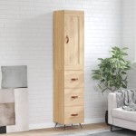vidaXL Dulap înalt, stejar sonoma, 34,5x34x180 cm, lemn prelucrat vidaXL Dulap înalt, stejar sonoma, 34,5x34x180 cm, lemn prelucrat