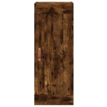 vidaXL Dulap înalt, stejar fumuriu, 34,5x34x180 cm, lemn prelucrat