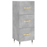 vidaXL Dulap înalt, gri beton, 34,5x34x180 cm, lemn prelucrat vidaXL Dulap înalt, gri beton, 34,5x34x180 cm, lemn prelucrat