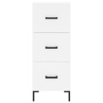 vidaXL Dulap înalt, alb, 34,5x34x180 cm, lemn prelucrat