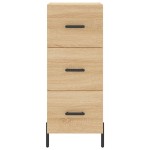 vidaXL Dulap înalt, stejar sonoma, 34,5x34x180 cm, lemn prelucrat