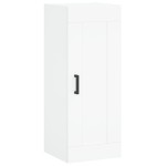 vidaXL Dulap înalt, alb, 34,5x34x180 cm, lemn prelucrat vidaXL Dulap înalt, alb, 34,5x34x180 cm, lemn prelucrat