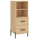 vidaXL Dulap înalt, stejar sonoma, 34,5x34x180 cm, lemn prelucrat vidaXL Dulap înalt, stejar sonoma, 34,5x34x180 cm, lemn prelucrat