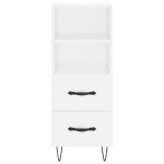 vidaXL Dulap înalt, alb, 34,5x34x180 cm, lemn prelucrat vidaXL Dulap înalt, alb, 34,5x34x180 cm, lemn prelucrat