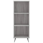 vidaXL Dulap înalt, gri sonoma, 34,5x34x180 cm, lemn prelucrat