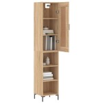 vidaXL Dulap înalt, stejar sonoma, 34,5x34x180 cm, lemn prelucrat vidaXL Dulap înalt, stejar sonoma, 34,5x34x180 cm, lemn prelucrat
