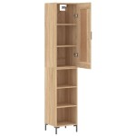vidaXL Dulap înalt, stejar sonoma, 34,5x34x180 cm, lemn prelucrat vidaXL Dulap înalt, stejar sonoma, 34,5x34x180 cm, lemn prelucrat